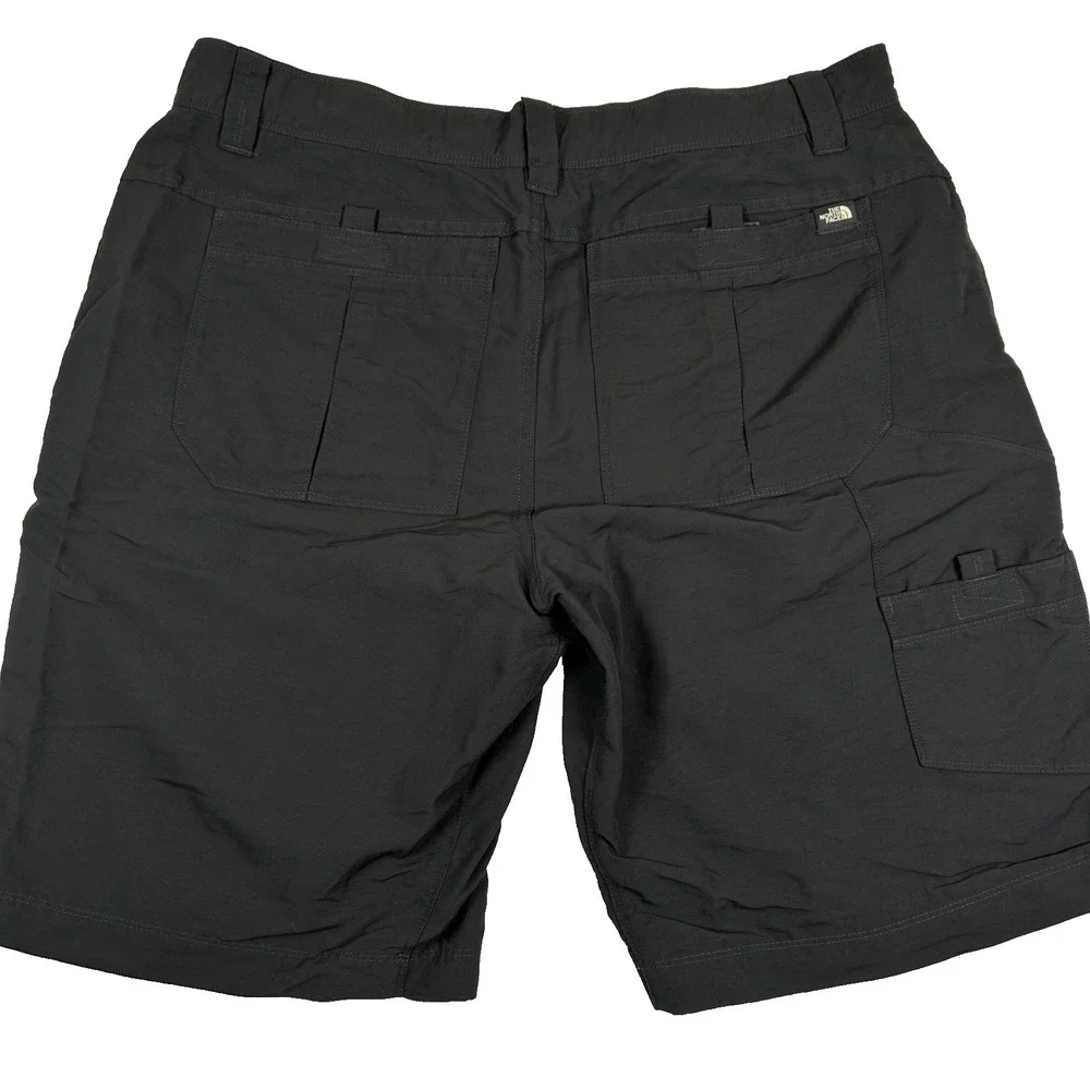 North Face Shorts Men's Size 38 Gray Hiking Cargo Outdoor 100% Nylon‎